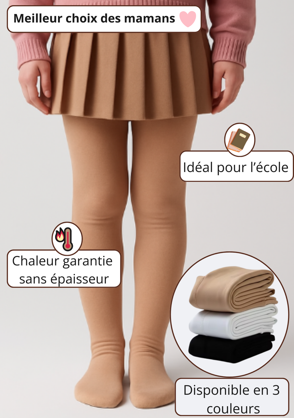Collant Polaire pour Fille