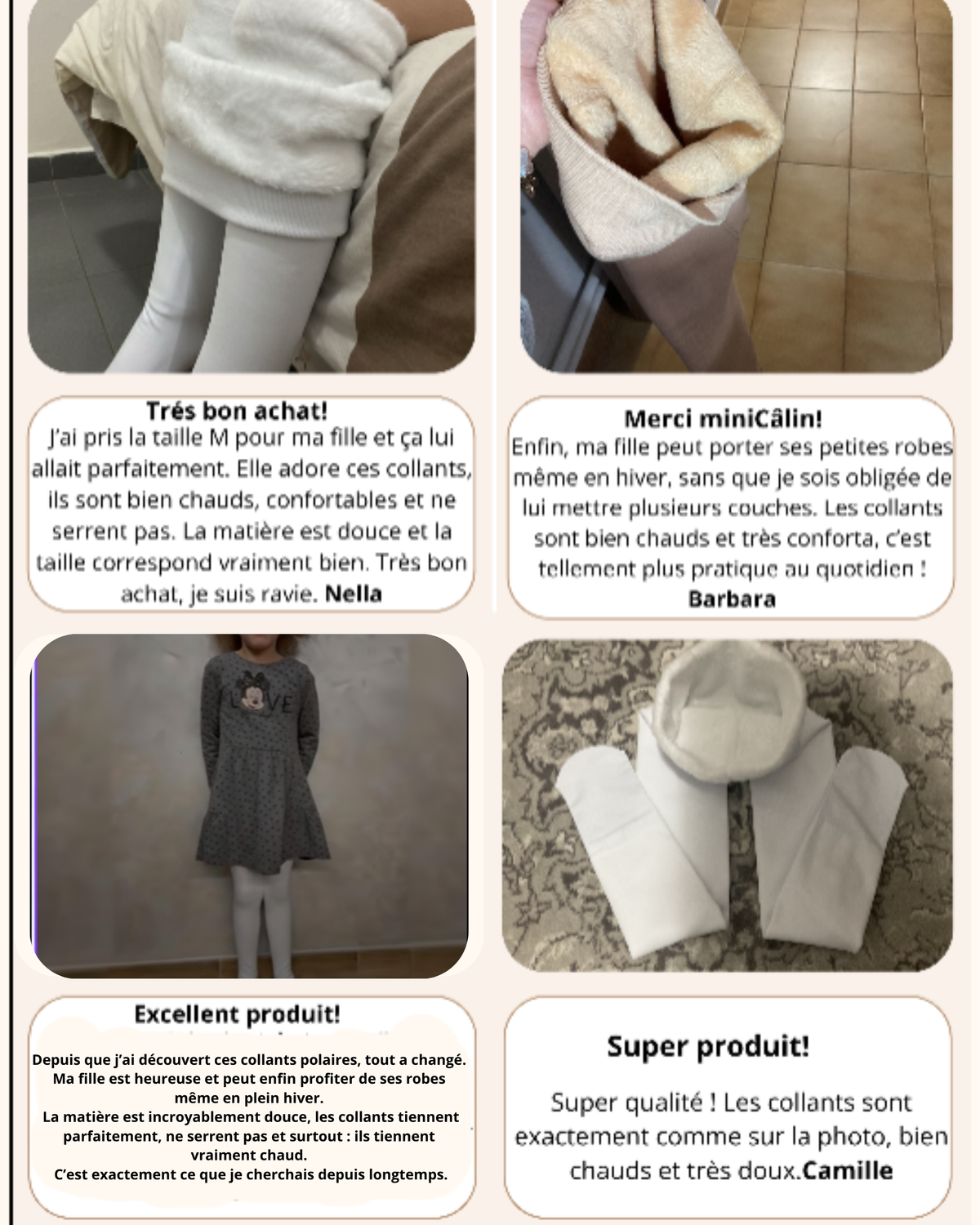 Collant Polaire pour Fille